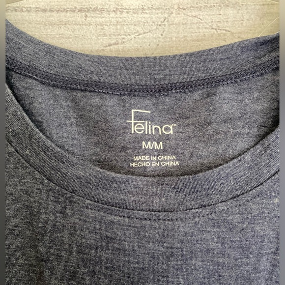 Felina | Ladies 3-Piece PJ Set Heather Blue - Picture 4 of 5